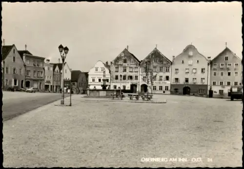 Ansichtskarte Obernberg am Inn Ortsansicht 1960