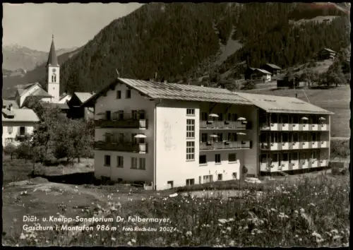 Gaschurn Diät- u. Kneipp-Sanatorium Dr. Felbermayer Montafon 1968