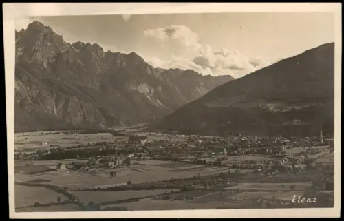 Ansichtskarte Lienz Fernblick auf die Stadt 1930