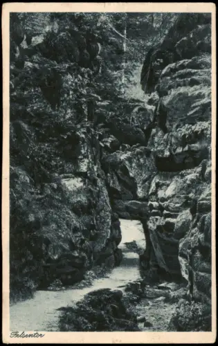 Ansichtskarte Stadt Wehlen Uttewalder Felsentor 1931