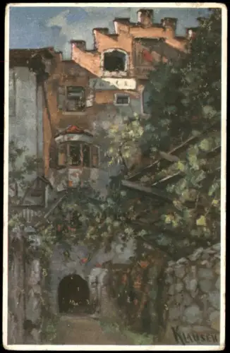 Ansichtskarte  Künstlerkarte Gemälde Kunstwerke nach C. Herrmann 1922