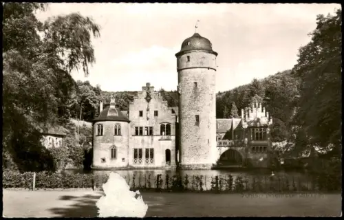 Ansichtskarte Mespelbrunn Wasserschloss - Fotokarte 1964