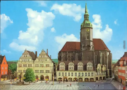 Ansichtskarte Naumburg (Saale) Wilhelm-Pieck-Platz 1975