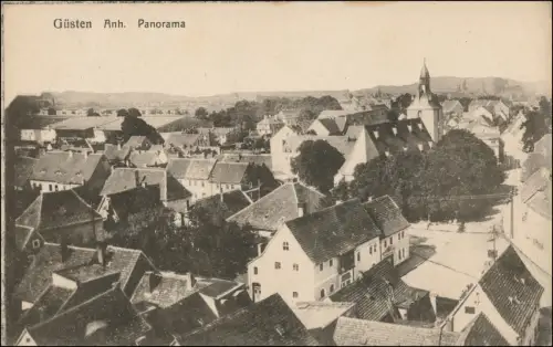 Ansichtskarte Güsten Straßenpartie 1913