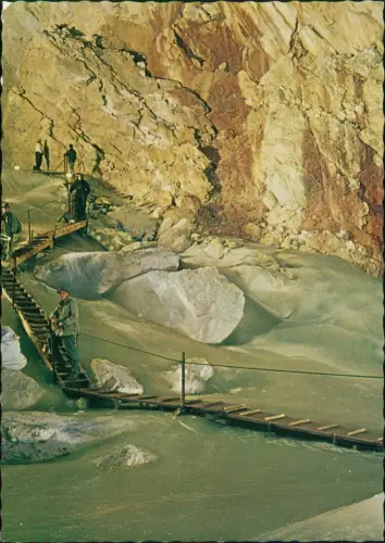 Ansichtskarte Werfen Eisriesenwelt-Werfen Salzburg Posselthalle 1980