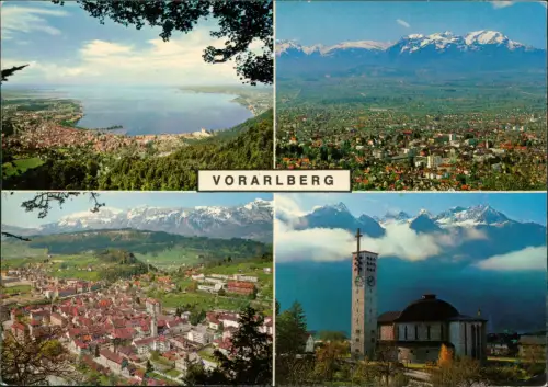 Bregenz Umland-Ansichten Bregenz Dornbirn Feldkirch Bludenz 1980
