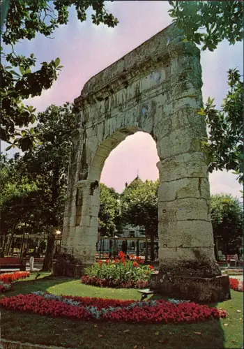 CPA Aix-les-Bains L'Arc de Campanus 1980
