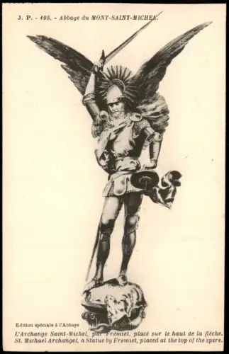 CPA Le Mont-Saint-Michel Abbaye du MONT-SAINT-MICHEL 1911