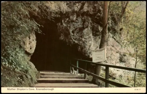 Postcard Knaresborough Mother Shipton's Cave 1978