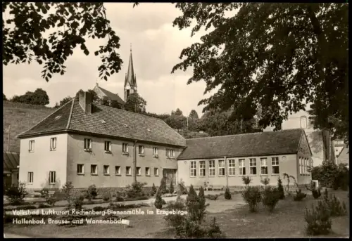 Rechenberg-Bienenmühle Hallenbad, Brause- und Wannenbäder zur DDR-Zeit 1970