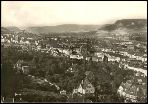 Ansichtskarte Jena Panorama-Ansicht zur DDR-Zeit 1971