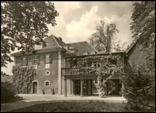 Ansichtskarte Tiefurt-Weimar Schloß Tiefurt zur DDR-Zeit 1977