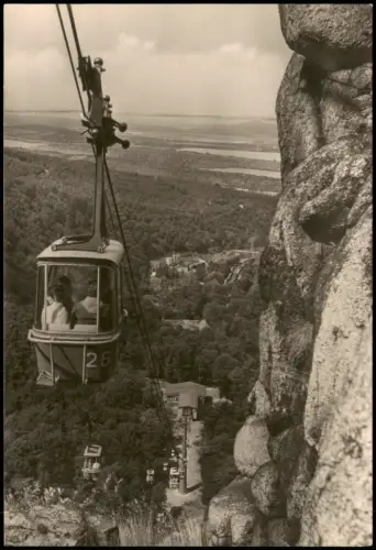 Ansichtskarte Thale (Harz) Harz Personenschwebebahn zur DDR-Zeit 1973