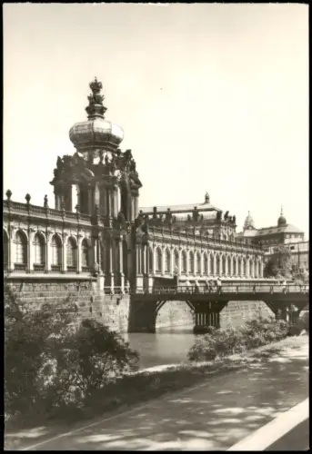 Innere Altstadt-Dresden Dresdner Zwinger Kronentor zur DDR-Zeit 1979