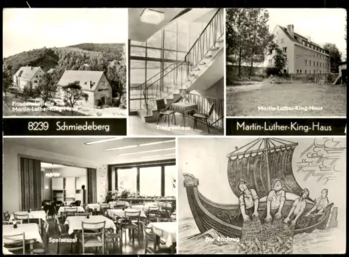 Schmiedeberg (Erzgebirge)-Dippoldiswalde DDR MB mit Rüstzeitenheim   DDR 1980
