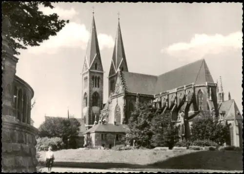 Ansichtskarte Halberstadt Dom zur DDR-Zeit 1963