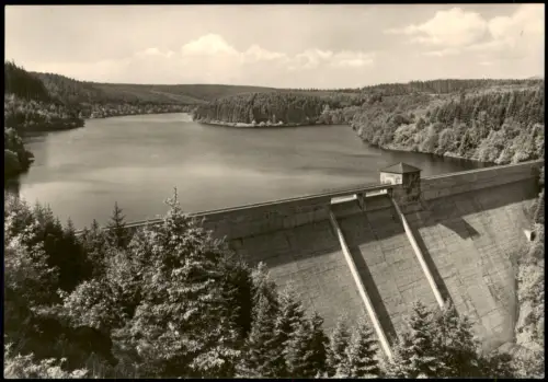 Wernigerode Zillierbachtalsperre bei Wernigerode zur DDR-Zeit 1974