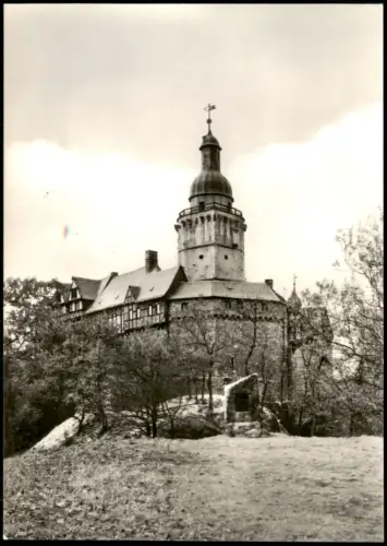 Pansfelde Falkenstein Harz Burg  mit Eike-Von-Repgow-Stein 1972