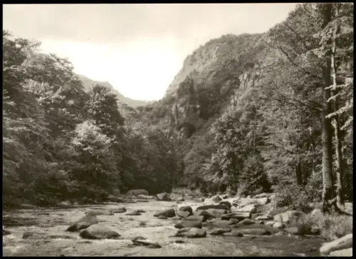 Ansichtskarte Treseburg Im Bodetal bei THALE (Harz) zur DDR-Zeit 1972