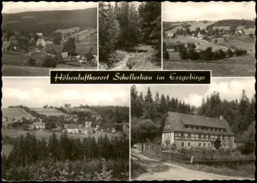 Schellerhau Altenberg (Erzgebirge) Ansichten Höhenluftkurort im Erzgebirge 1967