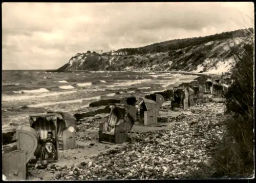 Kloster-Hiddensee Hiddensjö, Hiddensöe Strand Partie zur DDR-Zeit 1958