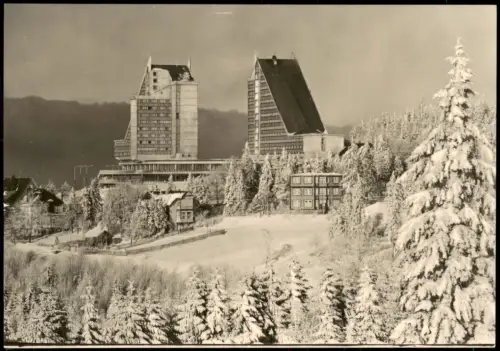 Ansichtskarte Oberhof (Thüringen) Interhotel Panorama zur DDR-Zeit 1973/1970