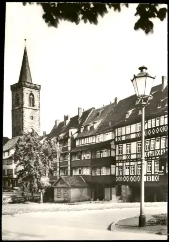Ansichtskarte Erfurt Krämerbrücke - Fotokarte 1977