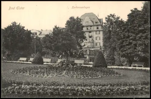 Ansichtskarte Bad Elster Kurhausanlagen 1913