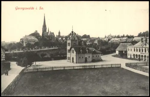 Ansichtskarte Geringswalde Stadtpartie Gasthaus 1913