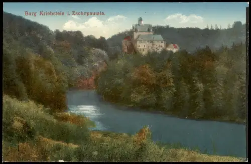 Ansichtskarte Kriebstein Burg Kriebstein i. Zschopautale 1913