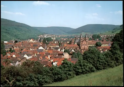 Ansichtskarte Amorbach Panorama-Ansicht Gesamtansicht 1980