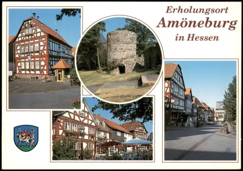 Ansichtskarte Amöneburg Mehrbildkarte mit 4 Ortsansichten 1994