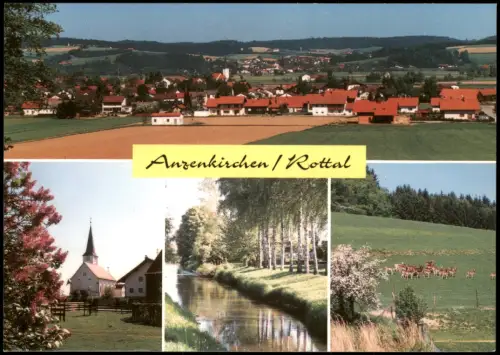Anzenkirchen-Triftern (LK Rottal-Inn) Mehrbildkarte Ansichten Rottal 1988