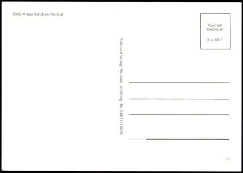 Anzenkirchen-Triftern (LK Rottal-Inn) Mehrbildkarte Ansichten Rottal 1988