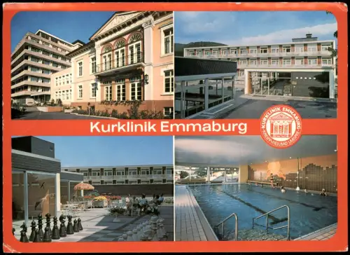 Ansichtskarte Bad Laasphe Mehrbildkarte Kurklinik Emmaburg 1980