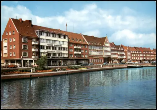 Ansichtskarte Emden Wohn- und Geschäftshaus Emden Am Delft 1975