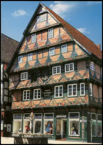 Ansichtskarte Celle Höppner-Haus, Edelstrumpf-Geschäft 1990