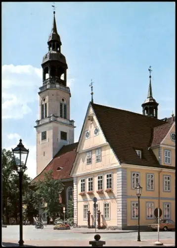 Ansichtskarte Celle Ortsansicht mit Stadtkirche 1970