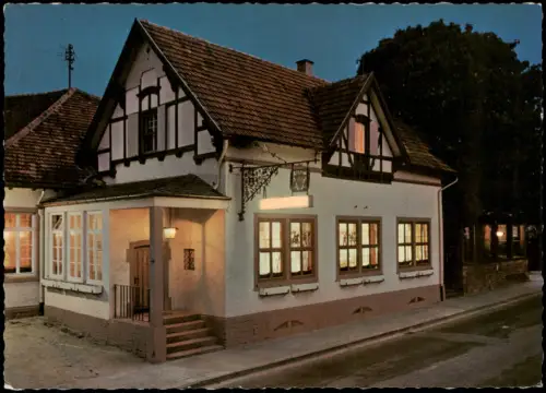 Ungstein-Bad Dürkheim Straßen-Ansicht der Winzer-Gaststätte Zum Herrenberg 1966