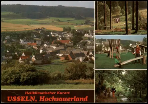 Usseln-Willingen (Upland) Mehrbildkarte Ortsansichten Kinder-Spielplatz 1985