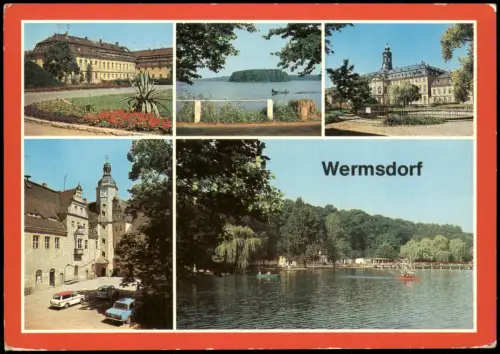 Wermsdorf Schloß Hubertusburg, Horstsee, Altes Jagdschloß, Horstseebad 1983