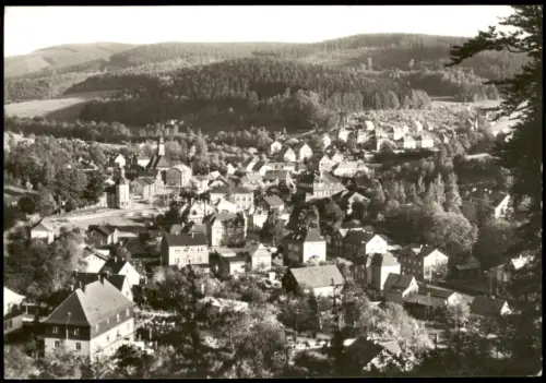 Schmiedeberg (Erzgebirge)-Dippoldiswalde Teilansicht zur DDR-Zeit 1980