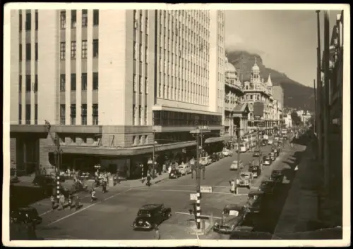 Postcard Kapstadt Kaapstad Adderley Street, Cape Town 1954