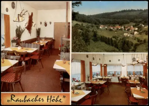 Rothenberg-Oberzent Café-Speisegaststätte-Pension Raubacher Höhe 1971