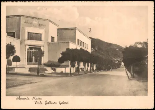 Ansichtskarte Illmitz Apuania Massa Viale Gilberto Giberti 1930