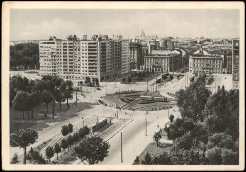 Cartolina Mailand Milano Panorama-Ansicht MILANO Piazzale Fiume 1940