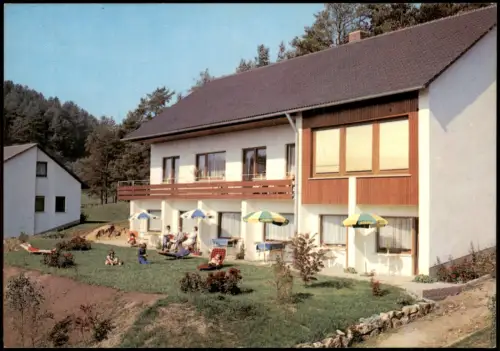 Ansichtskarte Velden/Pegnitz Pension Andreas-Hof Familie Brendl 1990