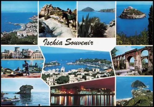 Cartolina Ischia ISOLA D'ISCHIA - Un paradiso nel Mediterraneo 2000