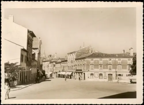 Postcard Porec Parenzo Strassen-Ansicht Street View 1962