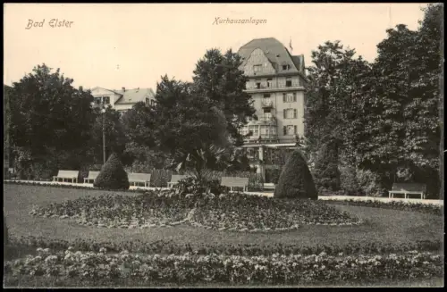 Ansichtskarte Bad Elster Kurhausanlagen 1913